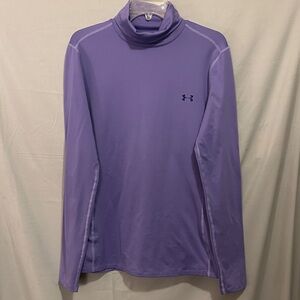 Under Armour Lavender Performance Mock Neck Long Sleeve